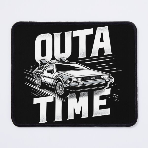 Item preview, OUTATIME is the famous license plate of the DeLorean from Back to the Future designed and sold by ArteDelCine.