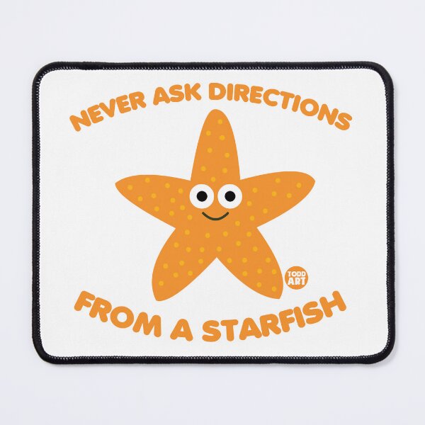 Item preview, ASK DIRECTIONS STARFISH designed and sold by TODD GOLDMAN.