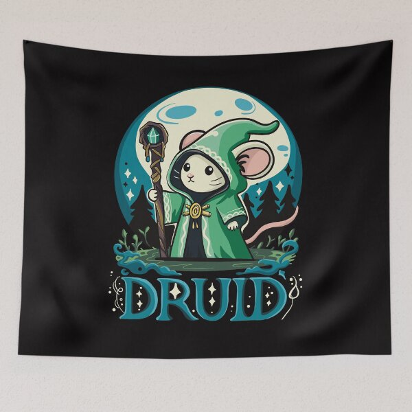 Item preview, Druid Mouse Under the Moon designed and sold by shadowisper.