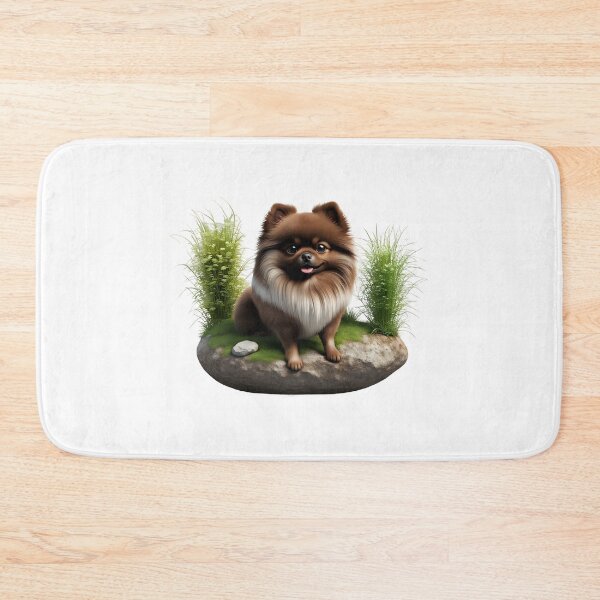 Item preview, Beautiful Chocolate Pomeranian dog  designed and sold by Kaleddis.