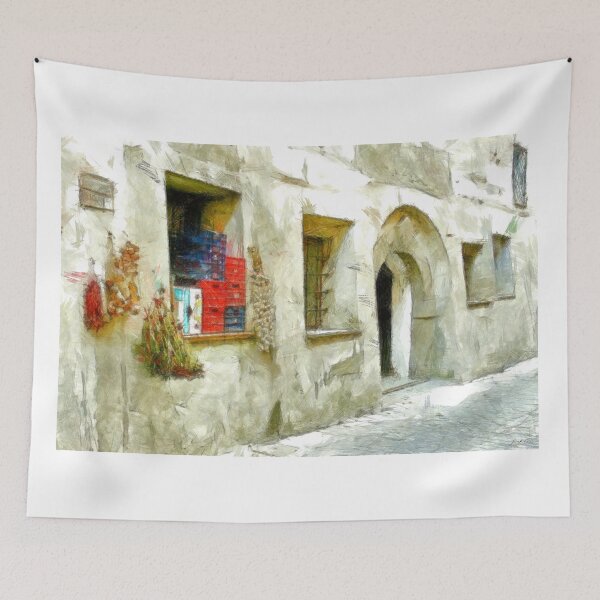 Item preview, Chilli peppers and onions hanging on the wall designed and sold by Giuseppe Cocco.