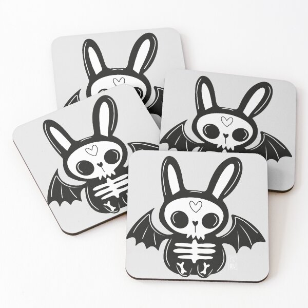 Item preview, bat rabbit cute bunny goth harajuku  designed and sold by ISFdraw.