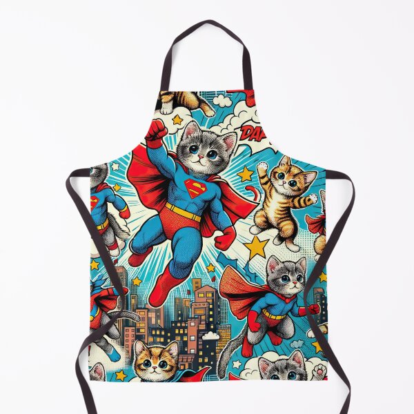 Item preview, Super Kittens Print - Chic Chat Créations Ref.084 designed and sold by ChicChat.