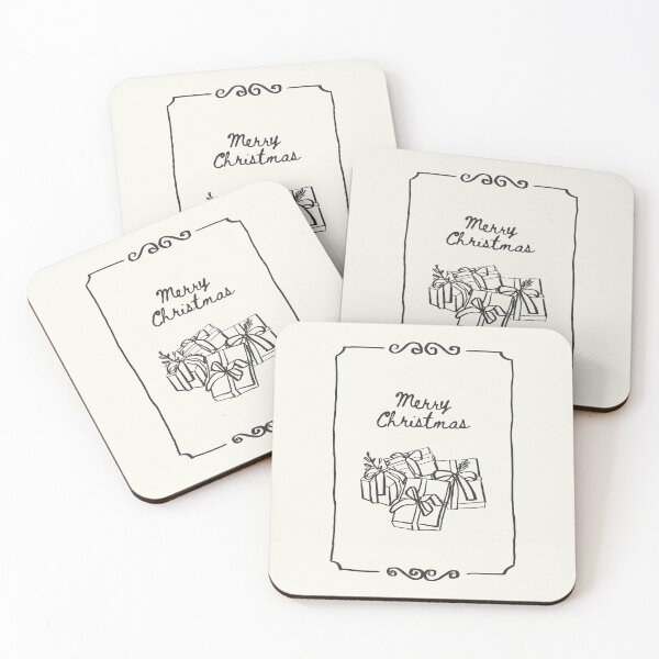 Item preview, Christmas illustration of gift boxes. Sketch style trend illustration designed and sold by AlarconStudio.