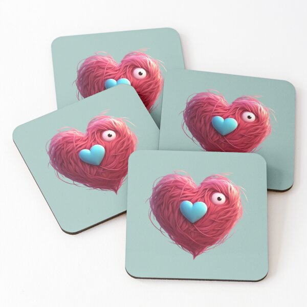 Item preview, Cute Fuzzy Pink Heart  designed and sold by Digiheart.