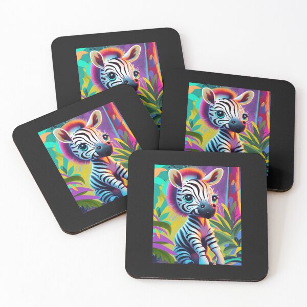 Item preview, Blue Eyes Baby Zebra  designed and sold by HanaiPrint.