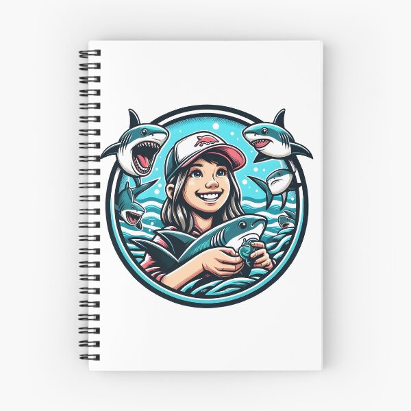 Item preview, Just a Girl who Loves Sharks designed and sold by Truck Stop One.