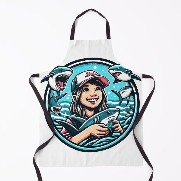 Item preview, Just a Girl who Loves Sharks designed and sold by Truck Stop One.
