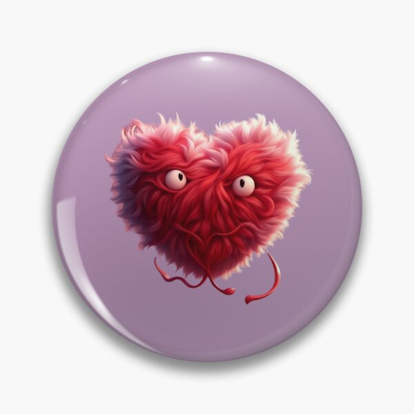 Item preview, Cute Fuzzy Pink Heart  designed and sold by Digiheart.