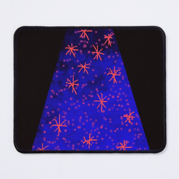 Item preview, Watercolor Christmas tree with decorations, intense colors, deep navy blue and red. designed and sold by My-fake-places.