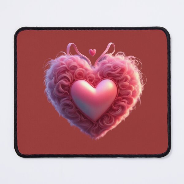 Item preview, Cute Fuzzy Pink Heart designed and sold by Digiheart.