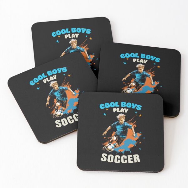 Item preview, Cool Boys Play Soccer designed and sold by Infinitee8hirts.
