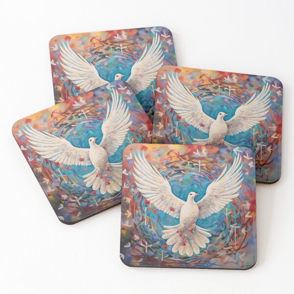 Item preview, World Peace Doves Stop The War Make Peace Not War designed and sold by OliveAndSnow.