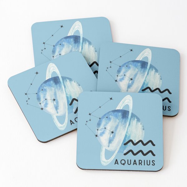 Item preview, Aquarius Zodiac Sign Planet Uranus designed and sold by mooneko.