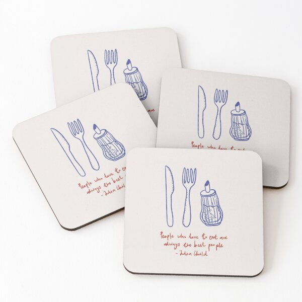Item preview, julia child, chef, quote, poster, food, food lover, kitchen, unique, chic, cooking, inspiration, bar, cafe, restaurant designed and sold by peachcakecanvas.
