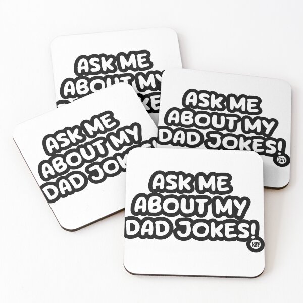 Aperçu de l'œuvre ASK ME ABOUT MY DAD JOKES créée et vendue par TODD GOLDMAN.