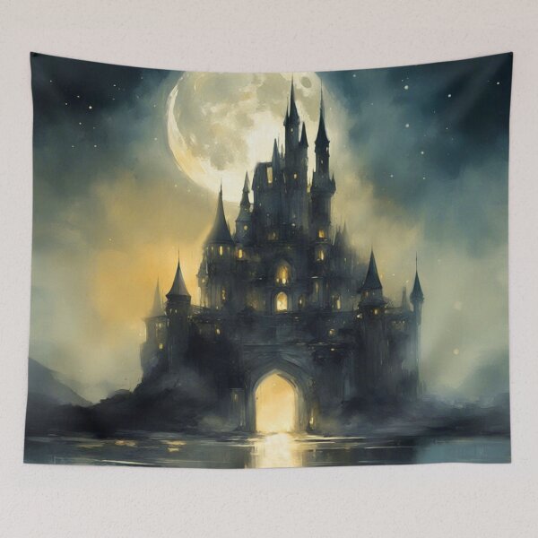 Item preview, Gothic Moon Castle designed and sold by cr6zym1nd.