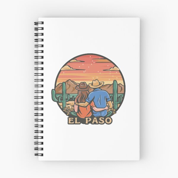 Item preview, El Paso, Texas | A cowgirl and cowboy, embracing, watching the Texas sunset designed and sold by CircinusStore.
