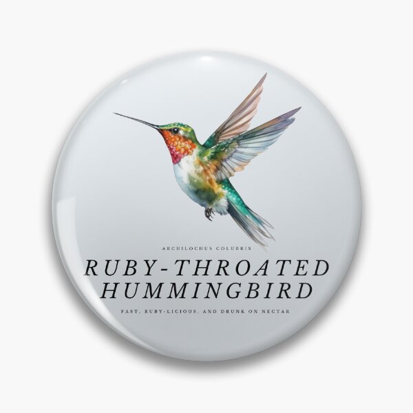 Item preview, Ruby throated Hummingbird, Ornithology Design  designed and sold by AryaSubramanian.
