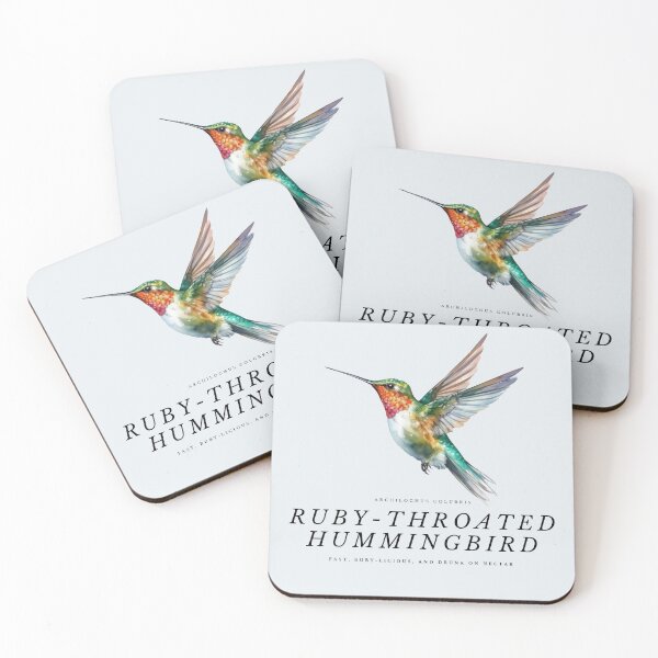 Item preview, Ruby throated Hummingbird, Ornithology Design  designed and sold by AryaSubramanian.