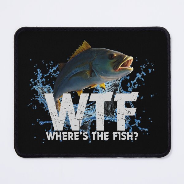 Item preview, WTF Where's The Fish Funny Fishing Gift Perfect Gift For Fishing Lovers designed and sold by predoks.