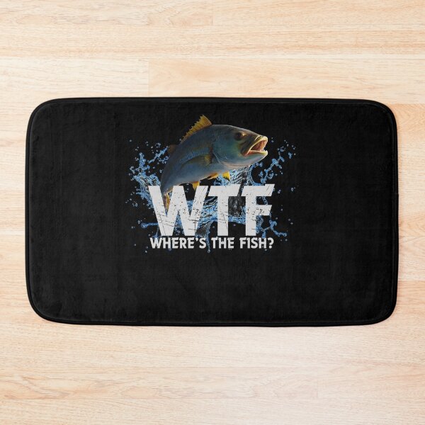 Item preview, WTF Where's The Fish Funny Fishing Gift Perfect Gift For Fishing Lovers designed and sold by predoks.