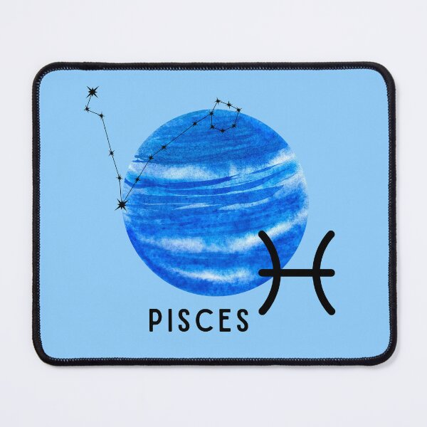Item preview, Pisces Zodiac Sign Planet Neptune designed and sold by mooneko.