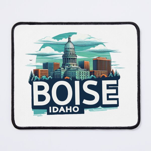 Item preview, Boise, Idaho, Watercolor Illustration designed and sold by PaintMeWorld.