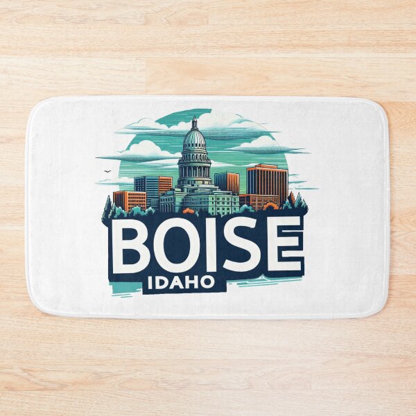 Item preview, Boise, Idaho, Watercolor Illustration designed and sold by PaintMeWorld.