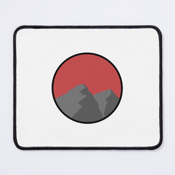Item preview, Mountains on pink background and black outline designed and sold by Jaennot.