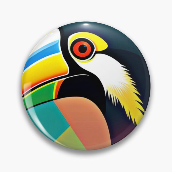 Item preview, Trippy psychedelic toucan bird stickers designed and sold by Flowerslaps.