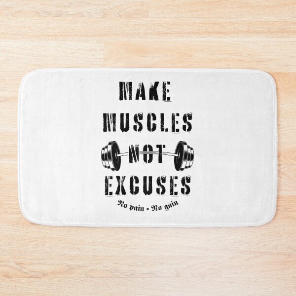 Item preview, Make Muscles not Excuses designed and sold by mqdesigns13.