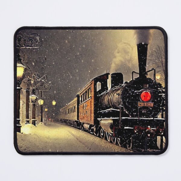 Item preview, Snowy Scenery and Vintage Train designed and sold by Kenny8716.