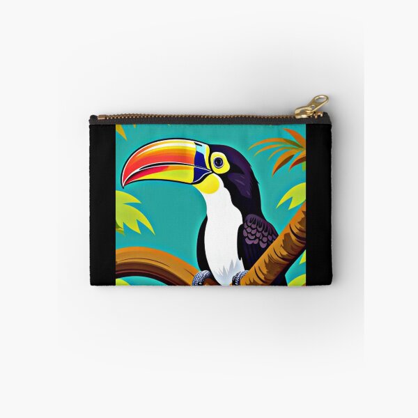 Item preview, Trippy psychedelic toucan bird 2 designed and sold by Flowerslaps.