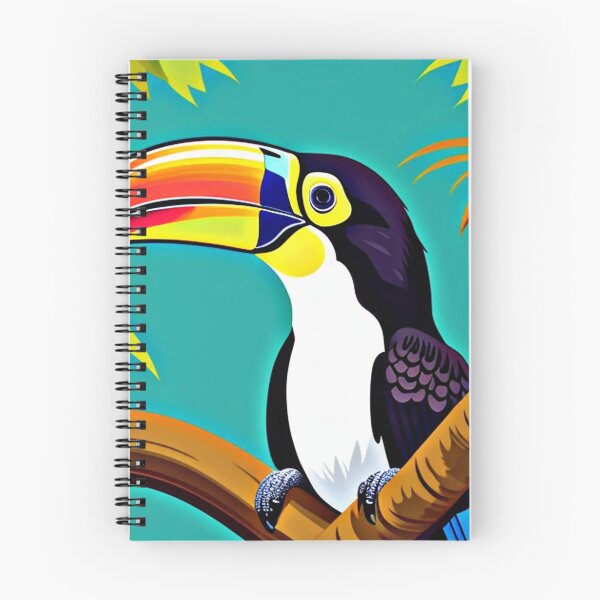 Item preview, Trippy psychedelic toucan bird 2 designed and sold by Flowerslaps.