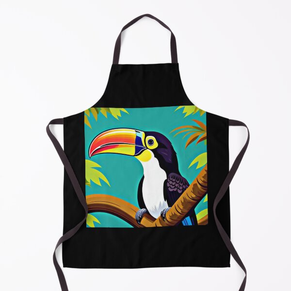 Item preview, Trippy psychedelic toucan bird 2 designed and sold by Flowerslaps.
