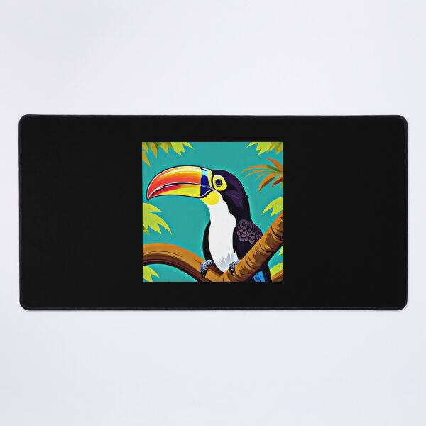 Item preview, Trippy psychedelic toucan bird 2 designed and sold by Flowerslaps.