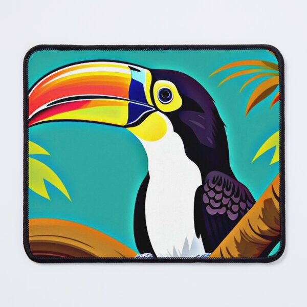 Item preview, Trippy psychedelic toucan bird 2 designed and sold by Flowerslaps.