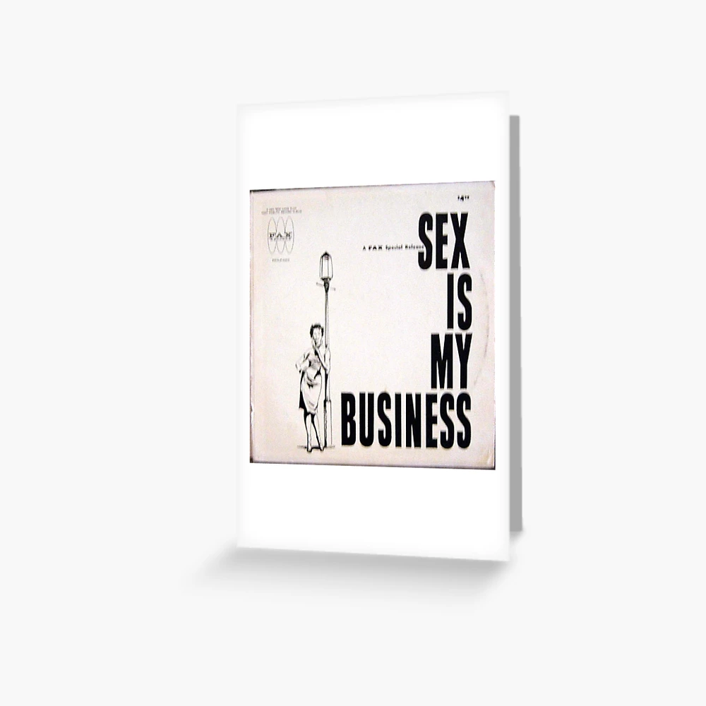 Sex Is My Business, Prostitute, Streetwalker, Hooker, Tart, Loose Woman,  Streetlight