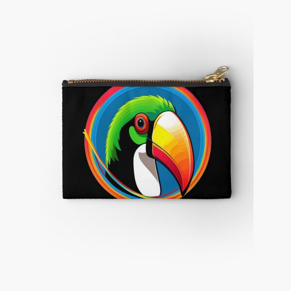 Item preview, Trippy psychedelic toucan bird 3 designed and sold by Flowerslaps.