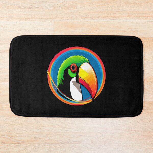Item preview, Trippy psychedelic toucan bird 3 designed and sold by Flowerslaps.