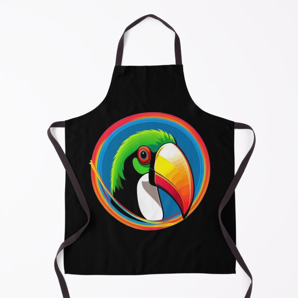 Item preview, Trippy psychedelic toucan bird 3 designed and sold by Flowerslaps.