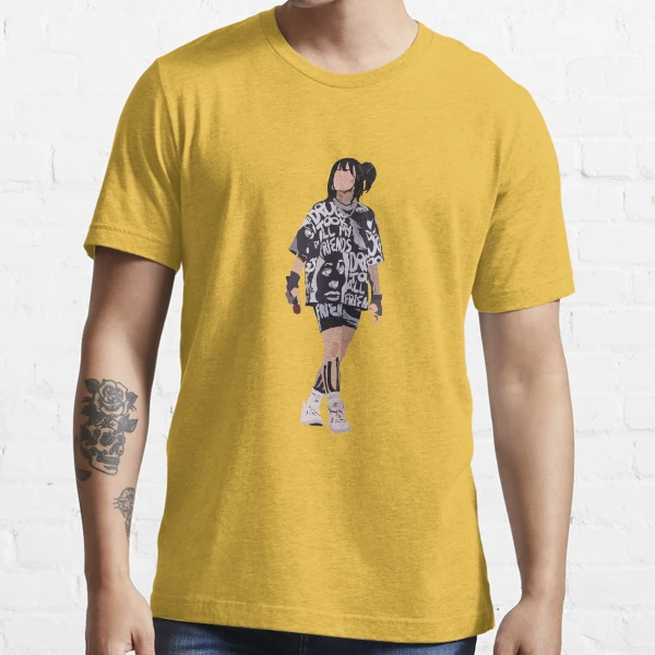 yellow billie eilish shirt