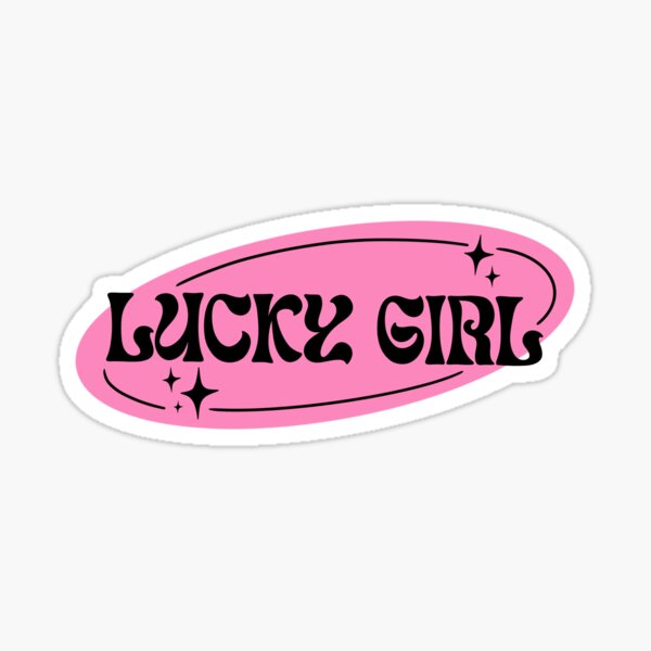 Artikel-Vorschau von Lucky girl badge, designt und verkauft von LeShalom.