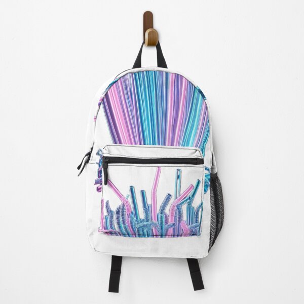 Item preview, "Neon Water Straw: Large Transparent 3D on Dark Background" designed and sold by Huycao211.