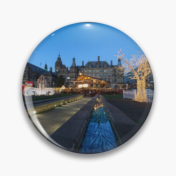 Item preview, Sheffield Peace Gardens at Christmas  designed and sold by Alisonchambers2.