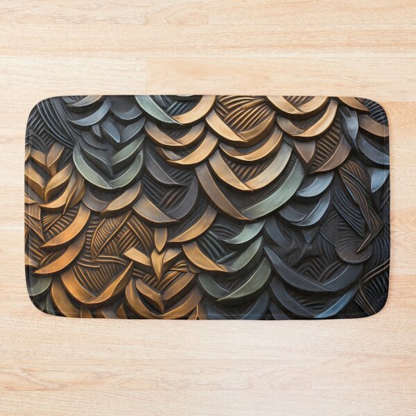 Item preview, Stunning earthtone pattern of a variety of metal textures designed and sold by dcrc.