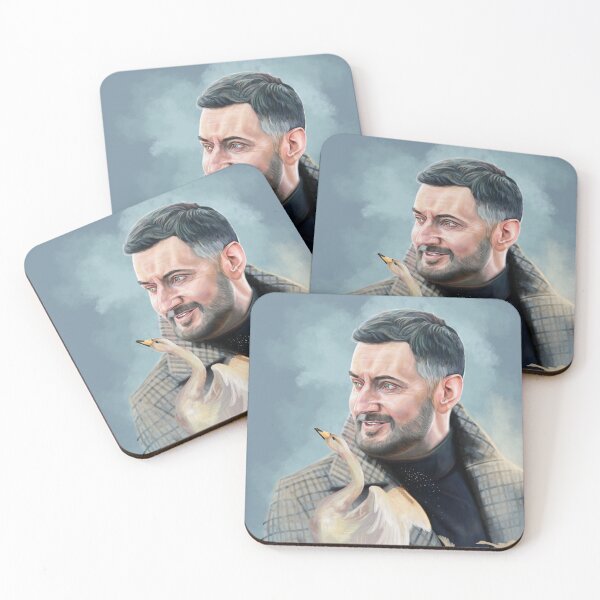 Item preview, Richard Armitage Swan Painting designed and sold by AK-Hevonen.