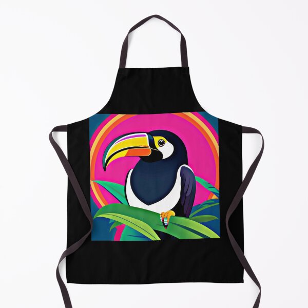 Item preview, Trippy psychedelic toucan bird 5 designed and sold by Flowerslaps.