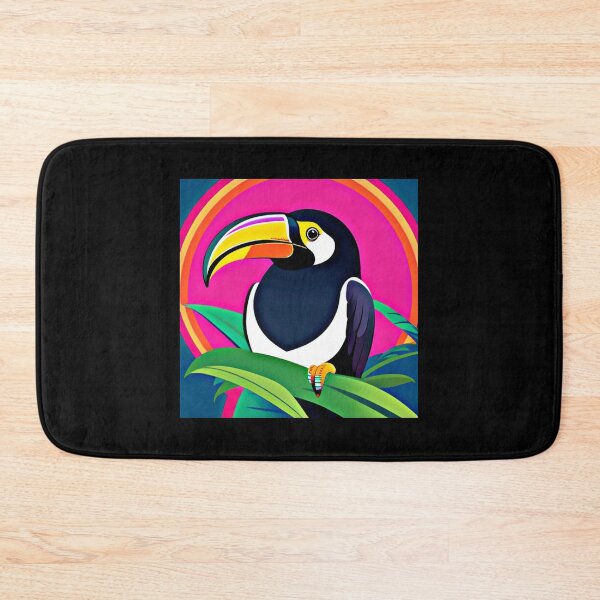 Item preview, Trippy psychedelic toucan bird 5 designed and sold by Flowerslaps.